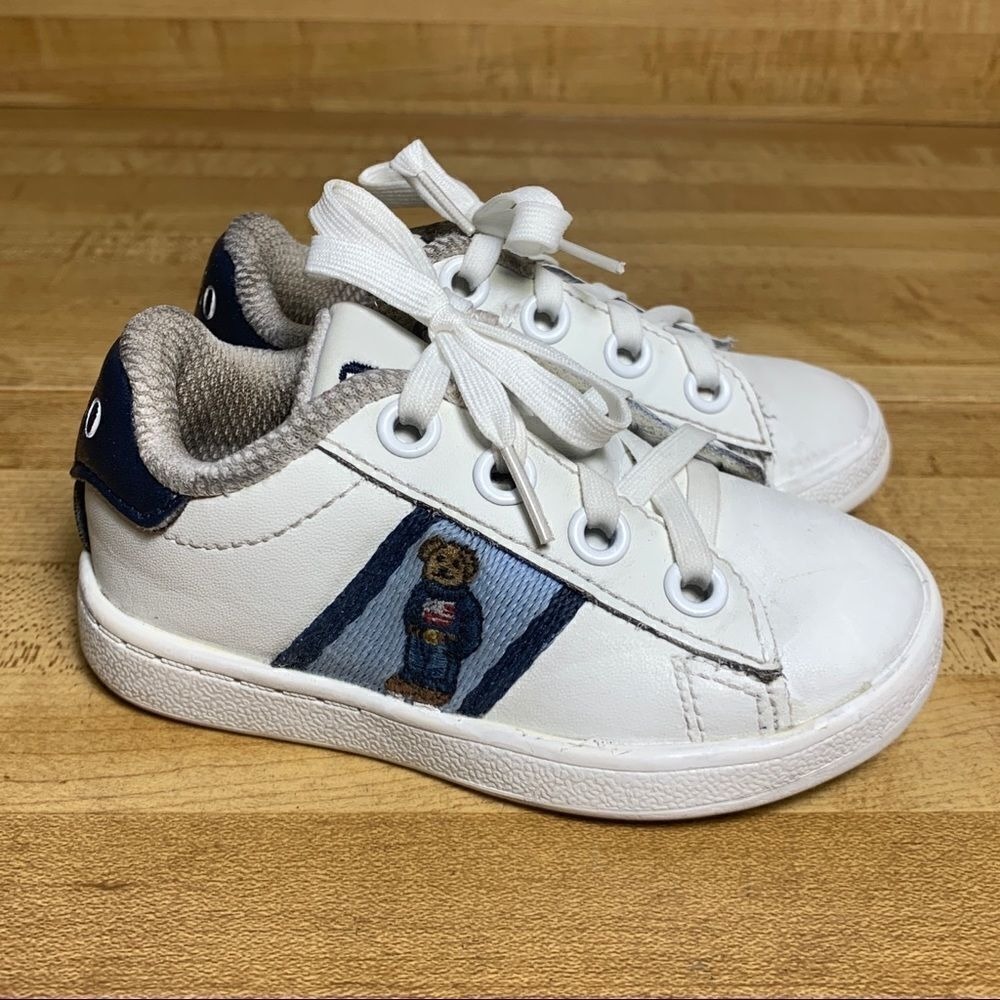 Toddler Polo Ralph Lauren Quilton Bear Shoes 4